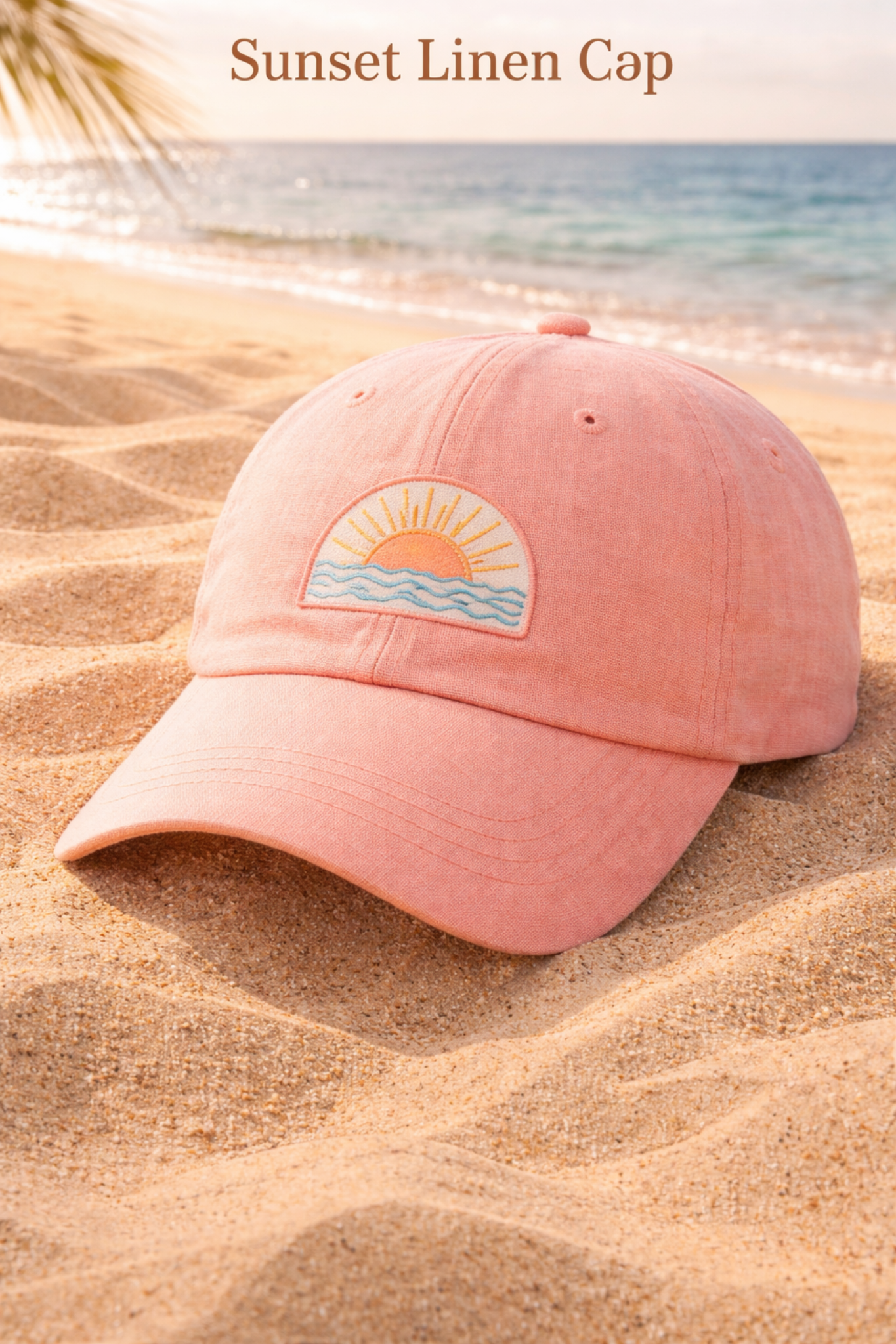 Sunset Linen Cap